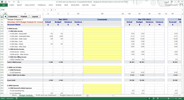 Budget Analysis Report - BudgetLink Wiki