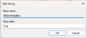 Ribbon installed troubleshoot regedit.png