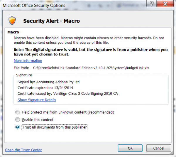 Enabling macros in microsoft excel directdebitslink wiki